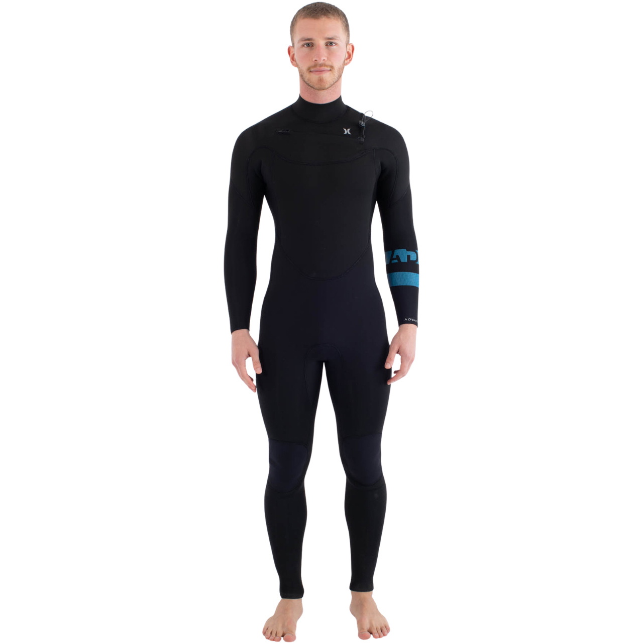 2026 Hurley Herre Plus 4/3mm V&aring;ddragt MFS0012403 - Black / Skyblue